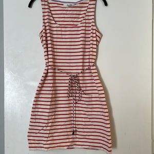 Boden striped cotton tank dress❤️🤍